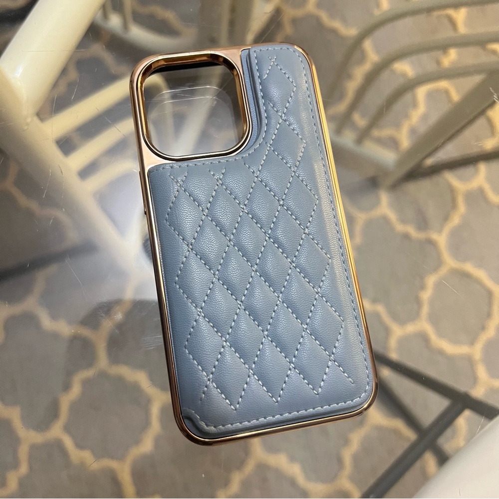 Electroplating Flip With Card Slot Ultra-Fine Leather Wallet Style Phone…
